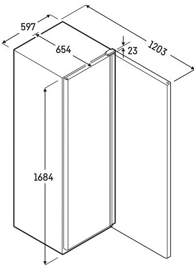 Liebherr MRFvc 3511-20.876 Frigider pentru băuturi (independent, EEK C, 250 l capacitate utilă, ușă din sticlă, 59,7 cm lățime, 168,4 cm înălțime, argintiu)