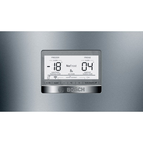 Combina frigorifica Bosch KGN86AIDP, 631 l, NoFrost, VitaFresh, Clasa D, H 186 cm, Inox antiamprenta