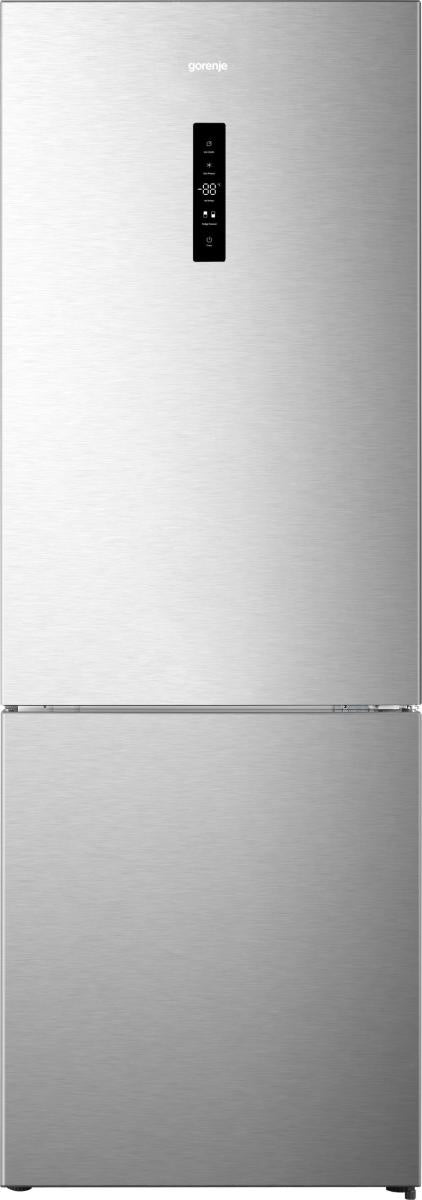 Combina frigorifica GORENJE NRK720EAXL4, Clasa E, No Frost Plus, 495 litri, 200 cm, Argintiu