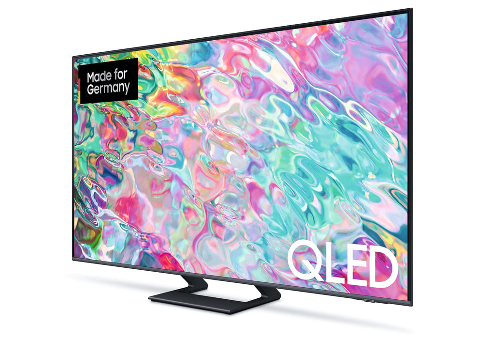 Televizor QLED Samsung GQ55Q74BATXZG, Smart TV 4K UHD, HDR, control vocal, functie de inregistrare, 138 cm, negru