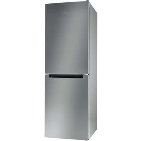 Combina frigorifica Indesit LI7 S2E S, 308 litri, Low Frost, clasa E, Argintiu