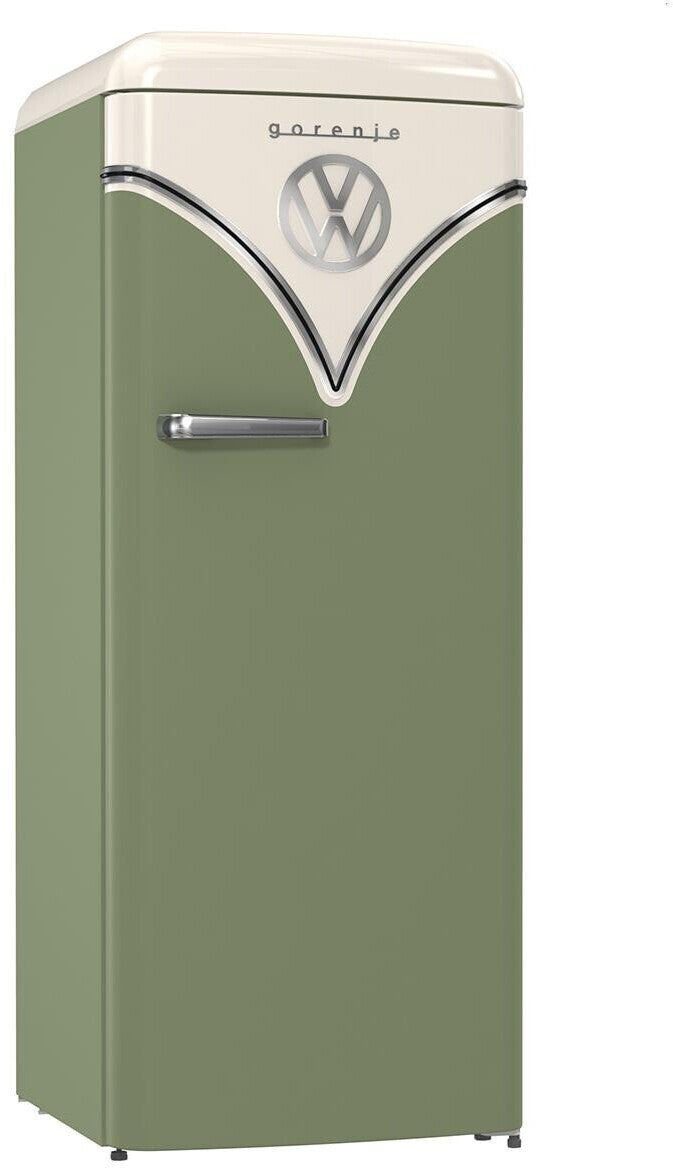 Frigider retro Gorenje OBRB615DOL, clasa D, 247 litri, 152.5 cm, Olive