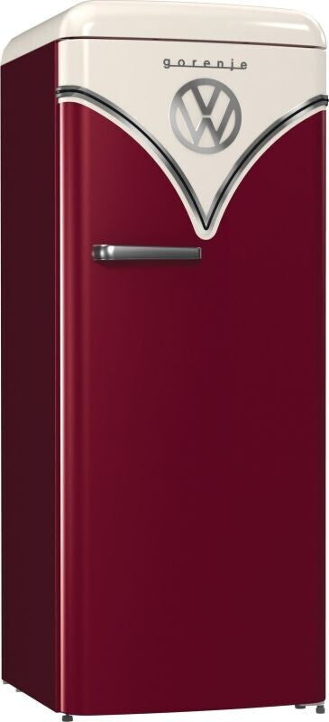 Frigider Retro Gorenje OBRB615DR, Clasa D, 247 Litri, 152.5 Cm, Bordeaux