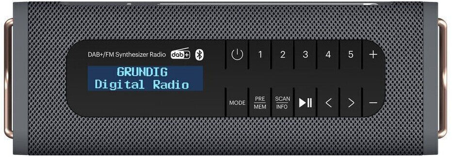 Boxa portabila Grundig GBT Band, Bluetooth, radio, Negru