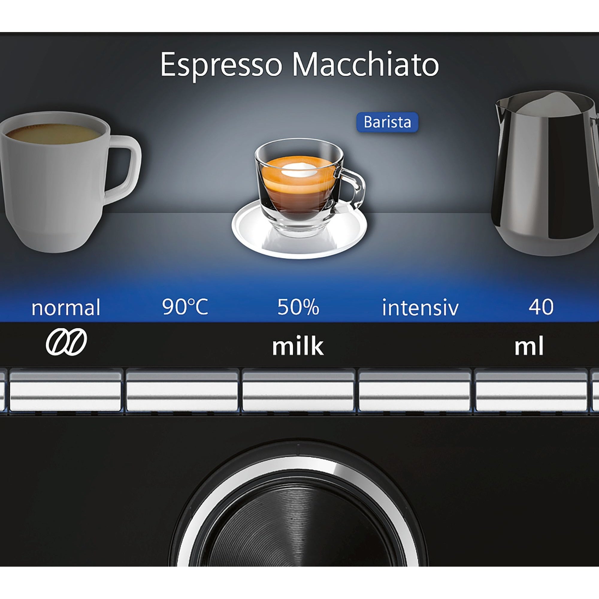 Espressor de cafea automat Siemens, TI995F09DE, EQ.9 Plus extraClass s500, 2.3 L, 19 bar, Negru