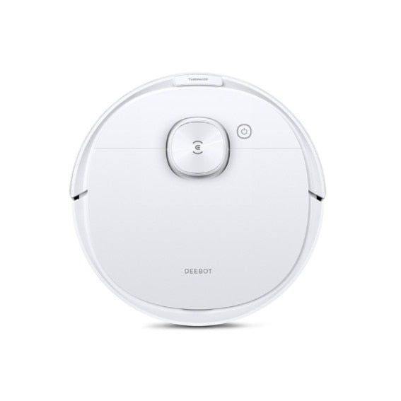 Aspirator robot ECOVACS DEEBOT N8 PRO +, Li-Ion, 3200mAh, Autonomie 110 min, Compatibil Google Home sau Amazon Echo, 2.5 l, Alb