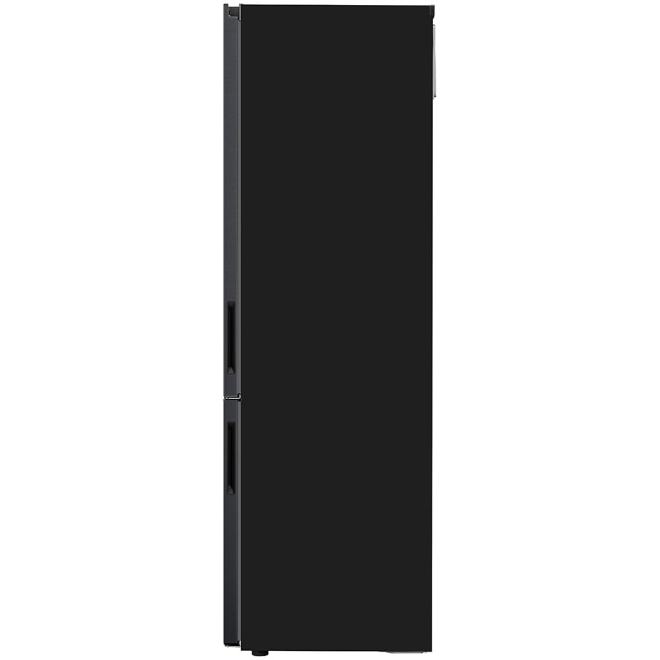 Combina frigorifica LG GBP62MCNBC, Clasa B, 384 litri, No Frost, Compresor Smart Inverter, DoorCooling+, LinearCooling, NatureFresh, 203 cm, Negru