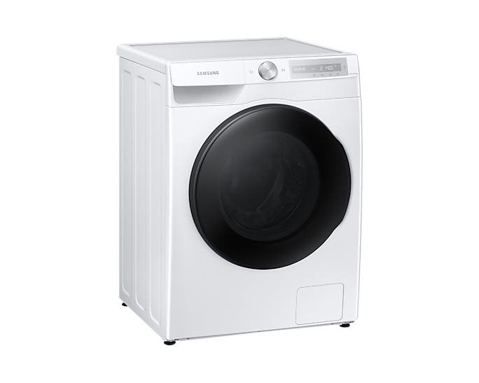 Masina de spalat rufe cu uscator Samsung WD10T634DBH/S7, 10.5 + 6 kg, 1400 RPM, Clasa A/E, AI Control, Alb