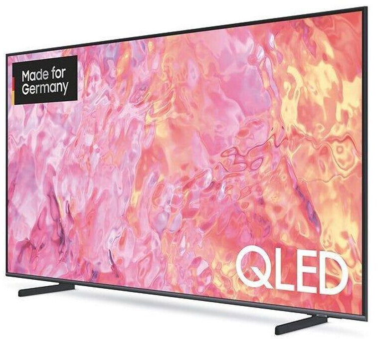 Televizor Samsung QLED GQ75Q64CAUXZG, Smart TV 4K UHD, HDR, control vocal, functie de inregistrare, AirSlimDesign, 189 cm, Negru