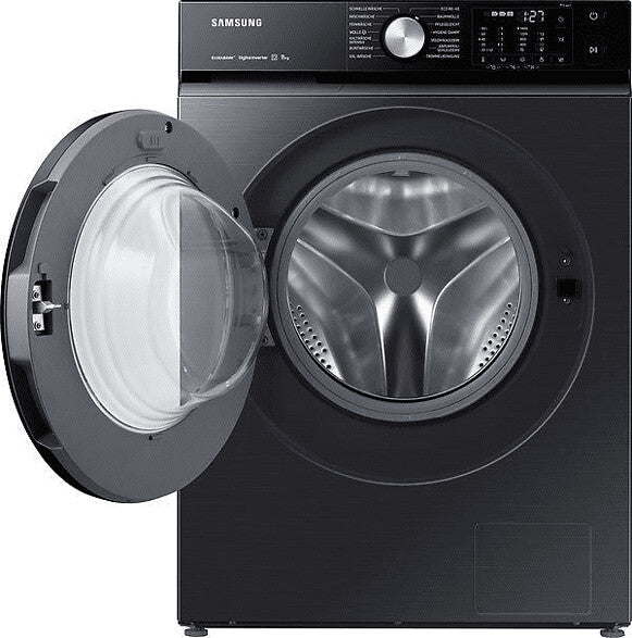 Masina de spalat rufe frontala Samsung BESPOKE  WW11BBA049ABEG, AI, 11 kg, clasa A, 1400 rpm, Negru