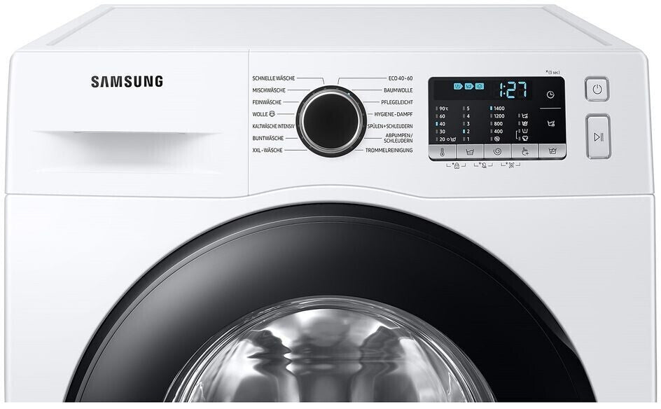 Masina de spalat rufe frontala Samsung WW8ETA049AEAEG, 8 kg, clasa A, 1400 rpm, Alb