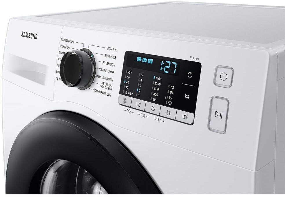 Masina de spalat rufe frontala Samsung WW8ETA049AEAEG, 8 kg, clasa A, 1400 rpm, Alb